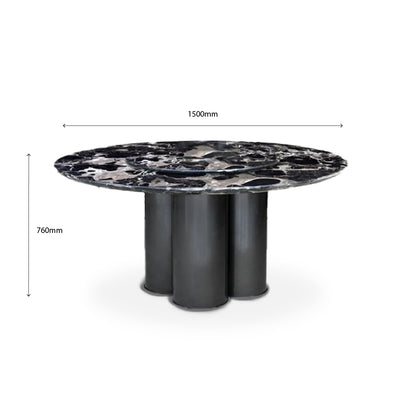 SURI ROU Natural Marble Dining Table