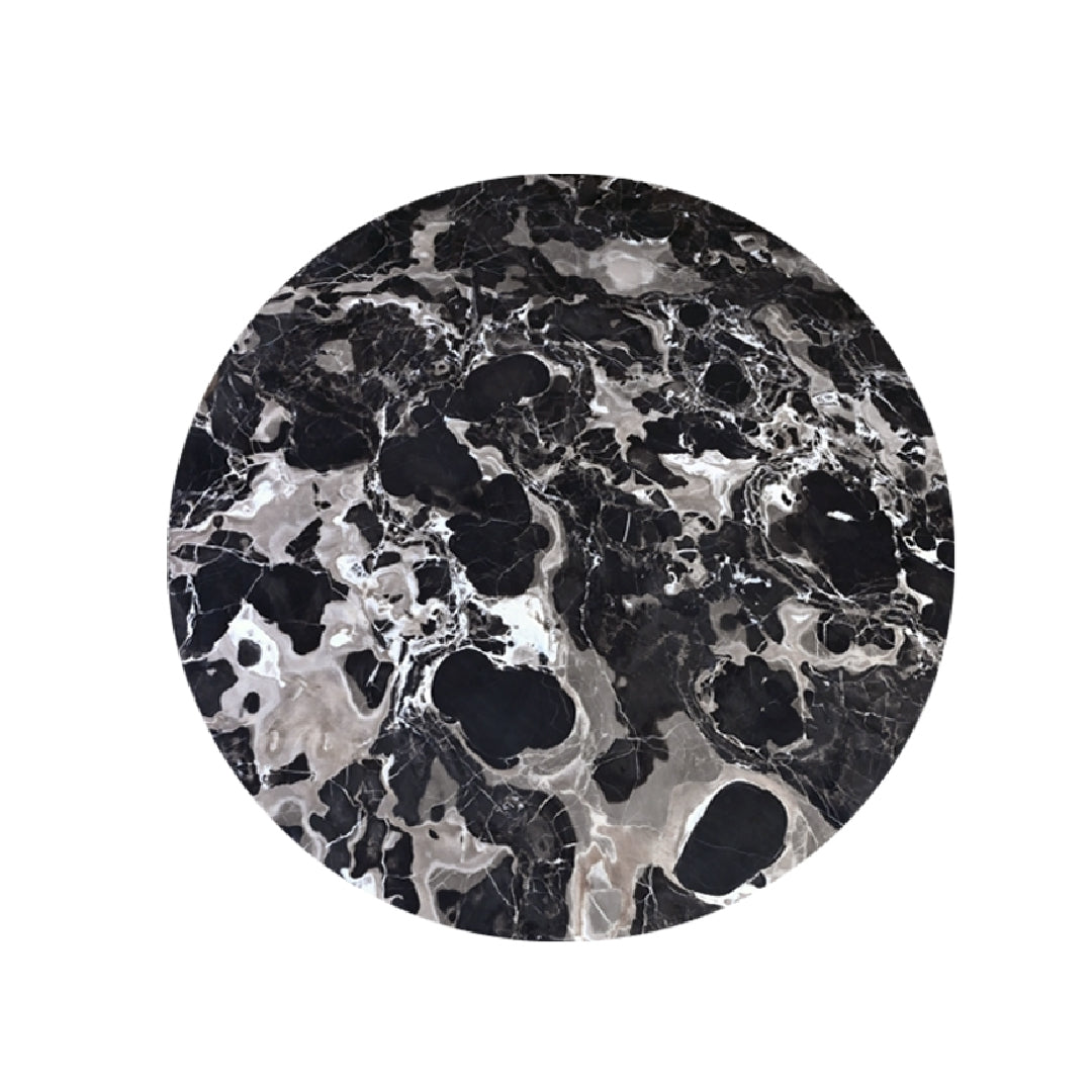 SURI ROU Natural Marble Dining Set