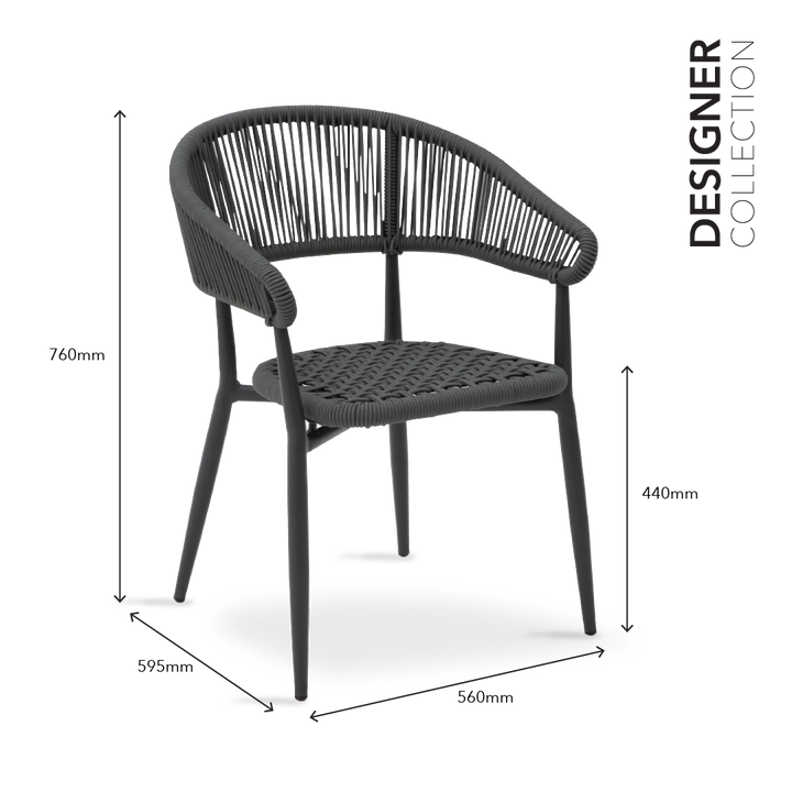 SURYA Garden Chair with Armrest