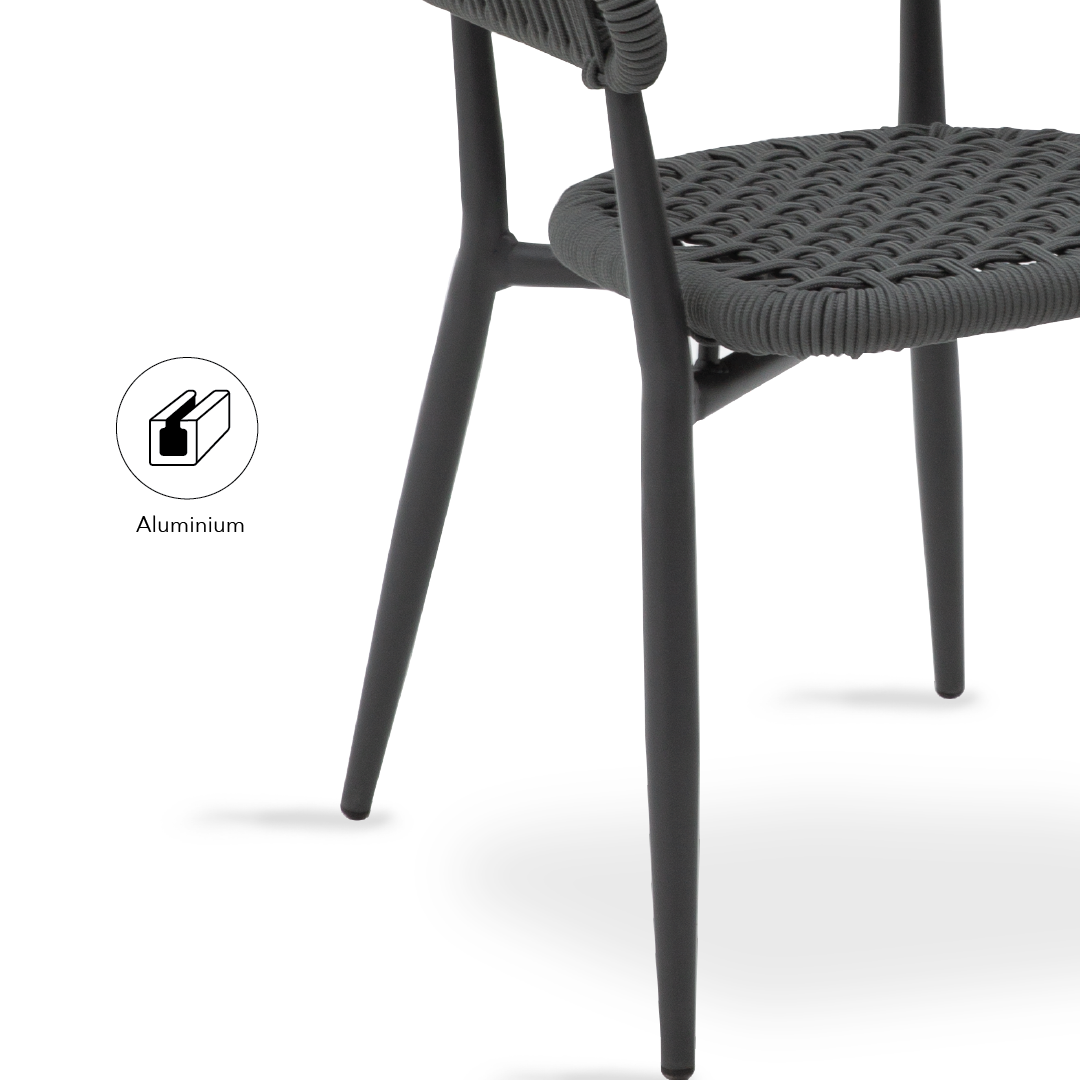 SURYA Garden Chair with Armrest