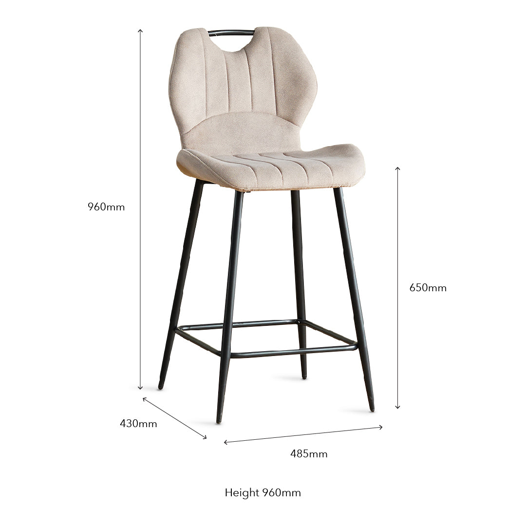 SALINA Island Chair Light Brown