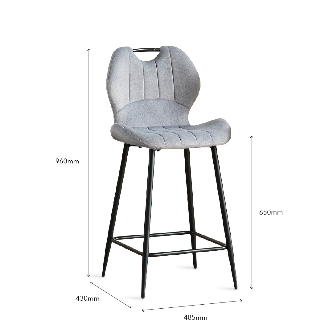 SALINA Island Chair Light Grey