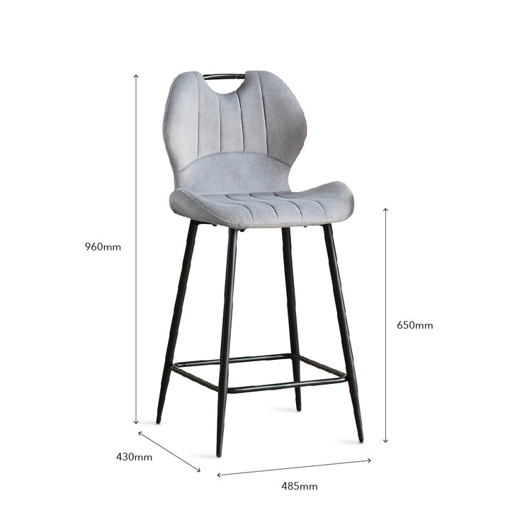 SALINA Island Chair Light Grey