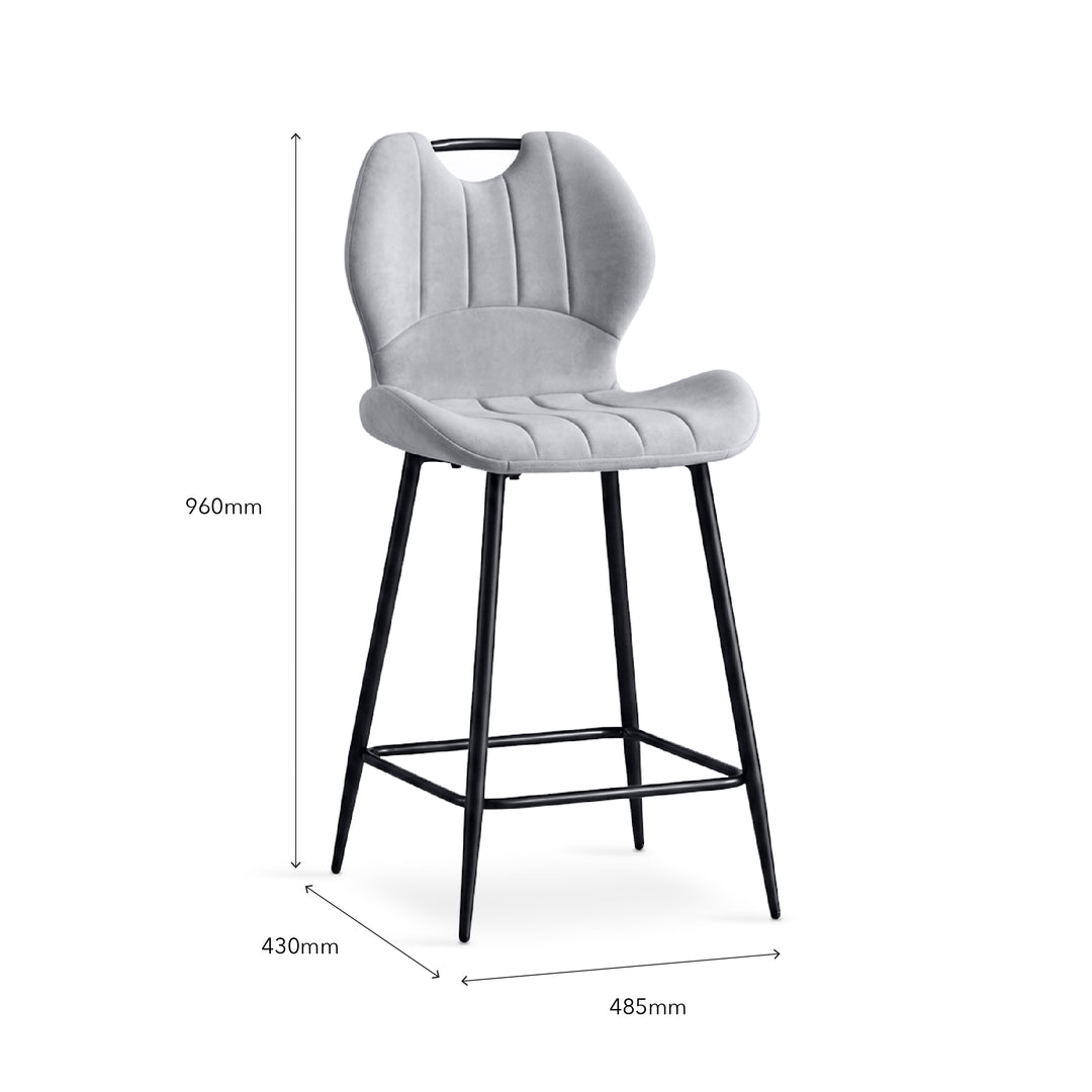 SALINA Island Chair Light Grey