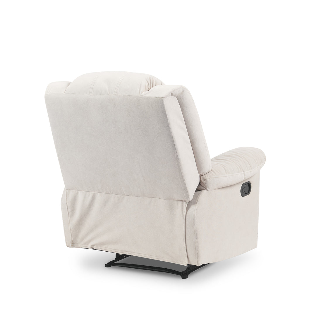 SANDY Manual Recliner 1 Seater Sofa Light Beige