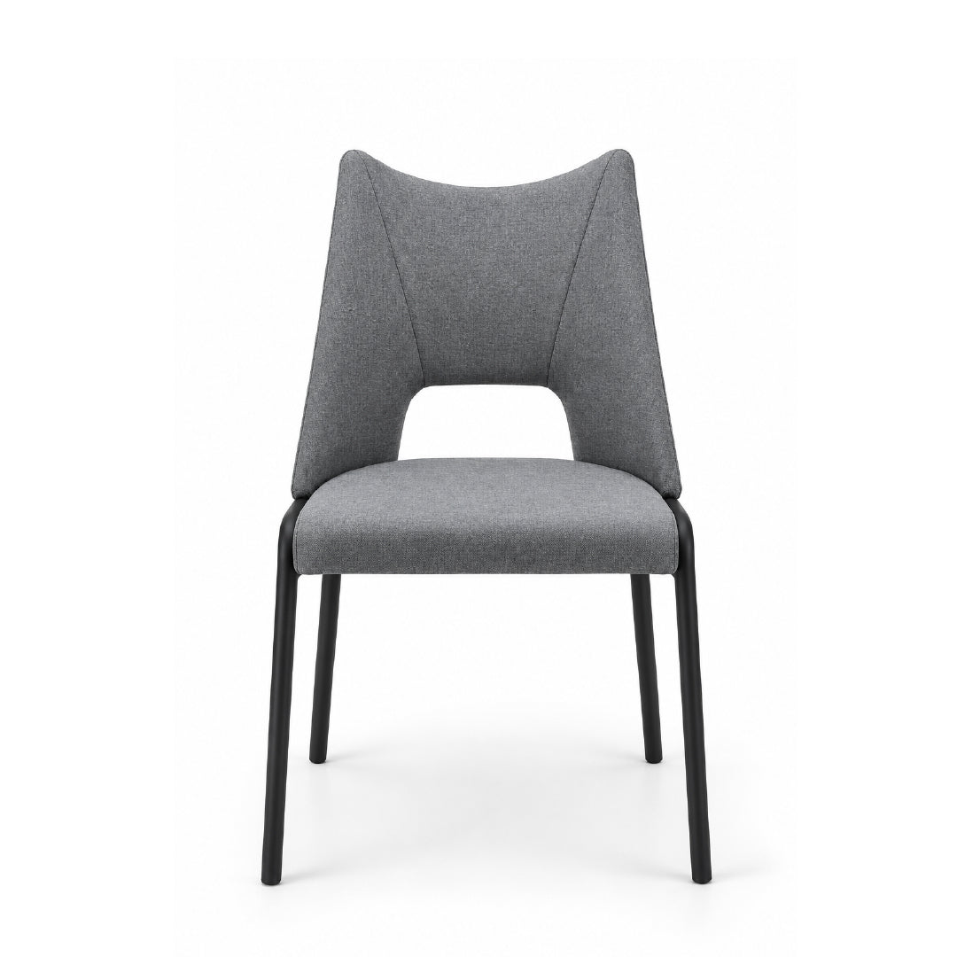 SELINE Dining Set Dark Grey
