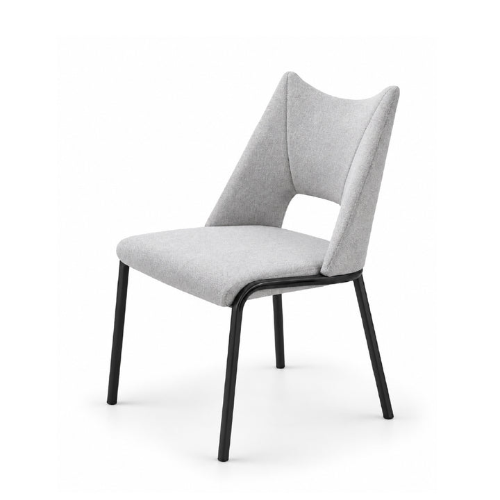 SELINE Armless Dining Chair Beige Grey