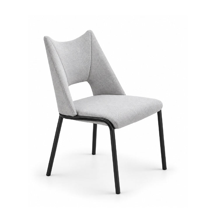 SELINE Armless Dining Chair Beige Grey