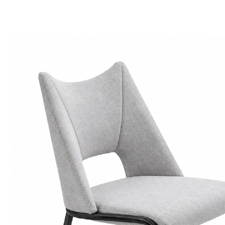SELINE Armless Dining Chair Beige Grey
