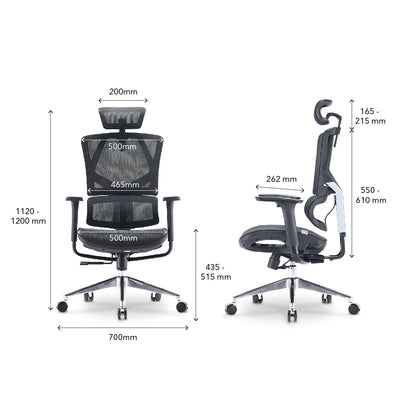 SIHOO High Back Premium Black Office Chair