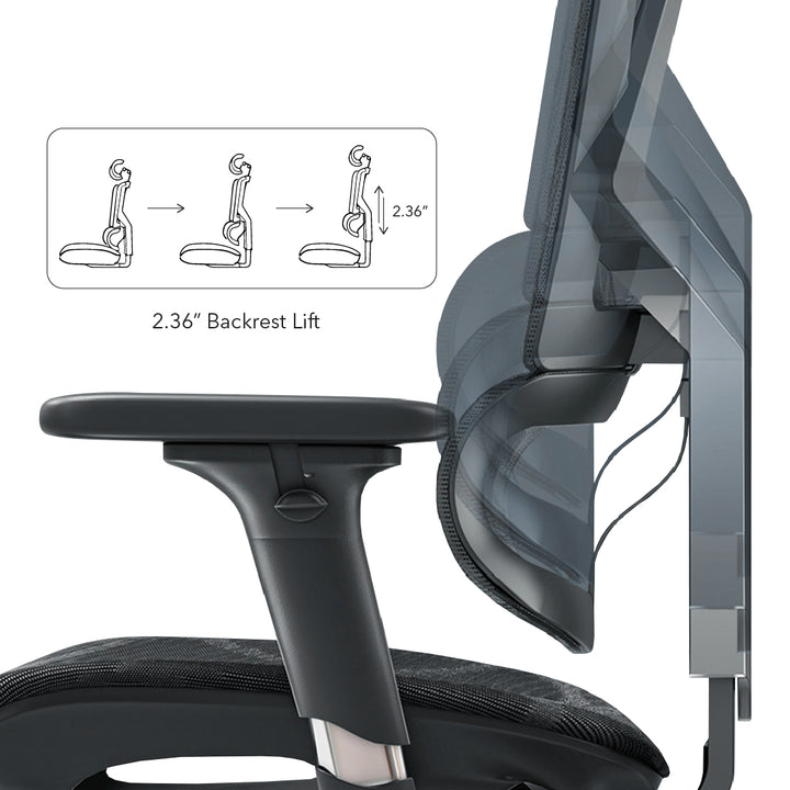NINOS High Back Premium Black Office Chair