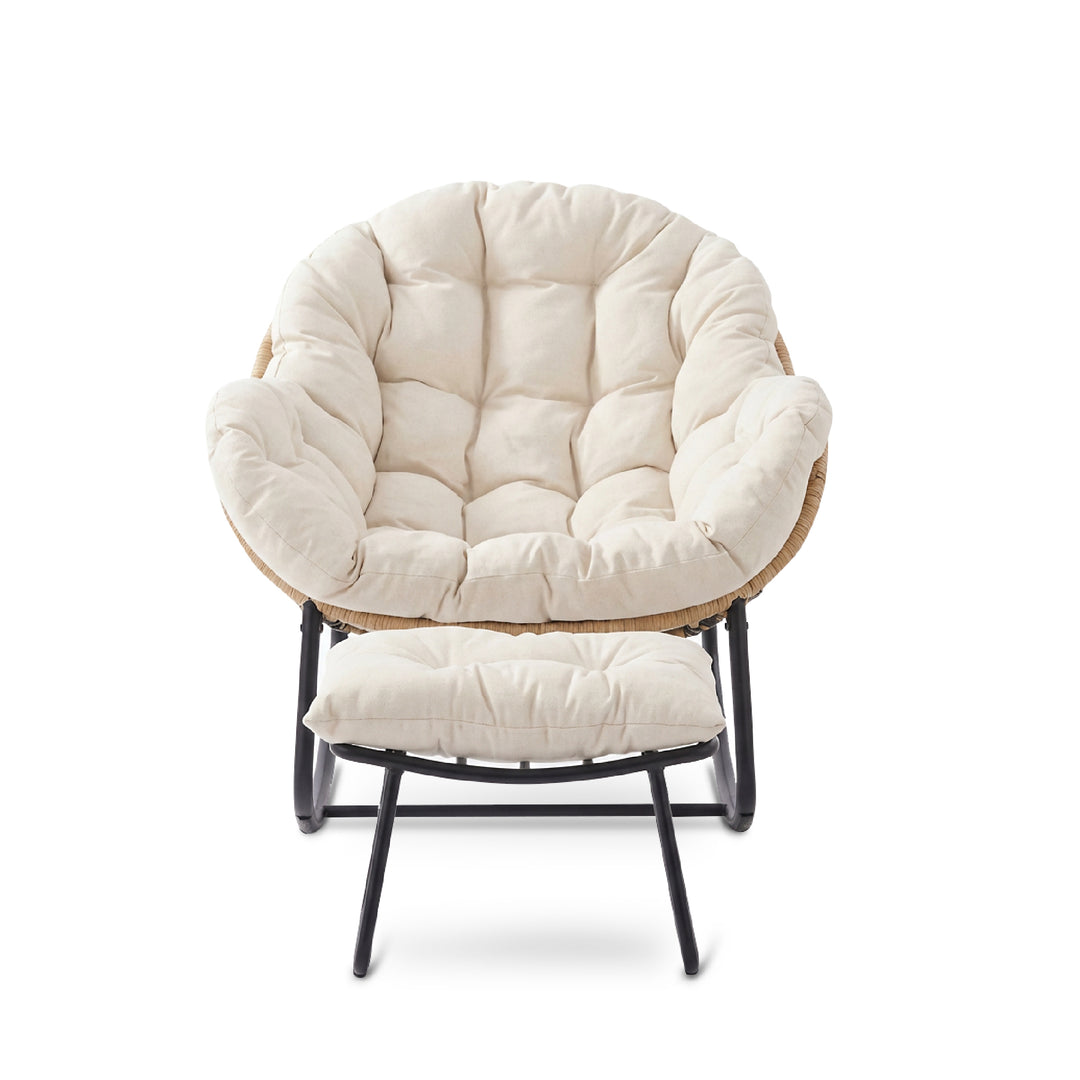 SLOUD Outdoor Rocking Chair with Ottoman
