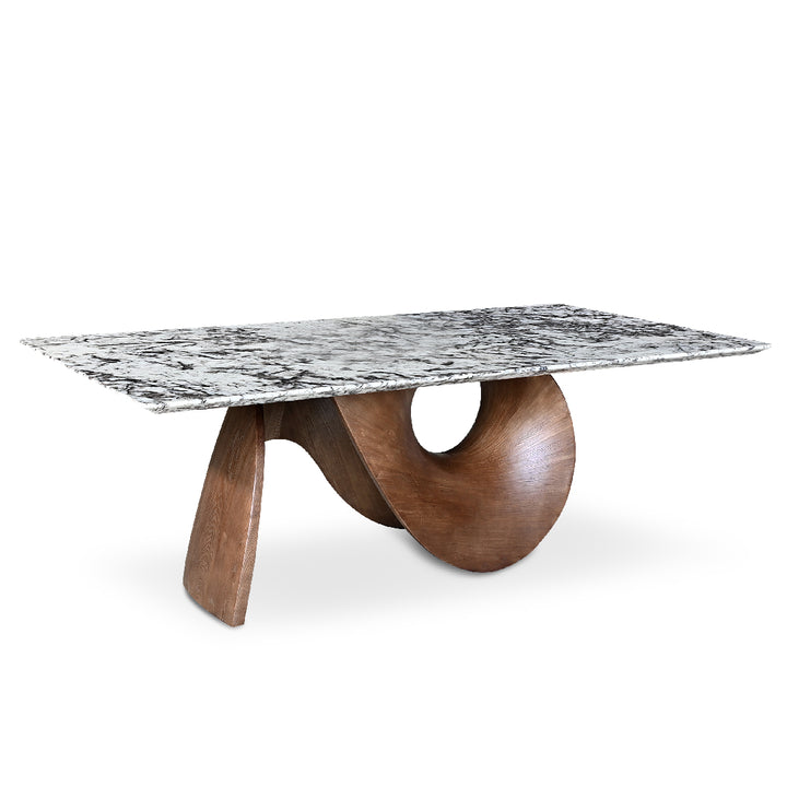 SNOW FOX Natural Marble Dining Table