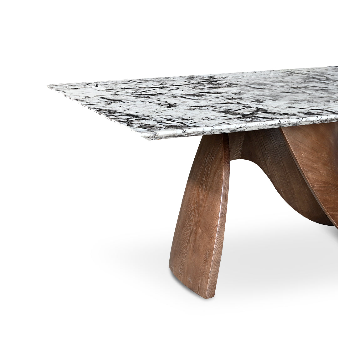 SNOW FOX Natural Marble Dining Table