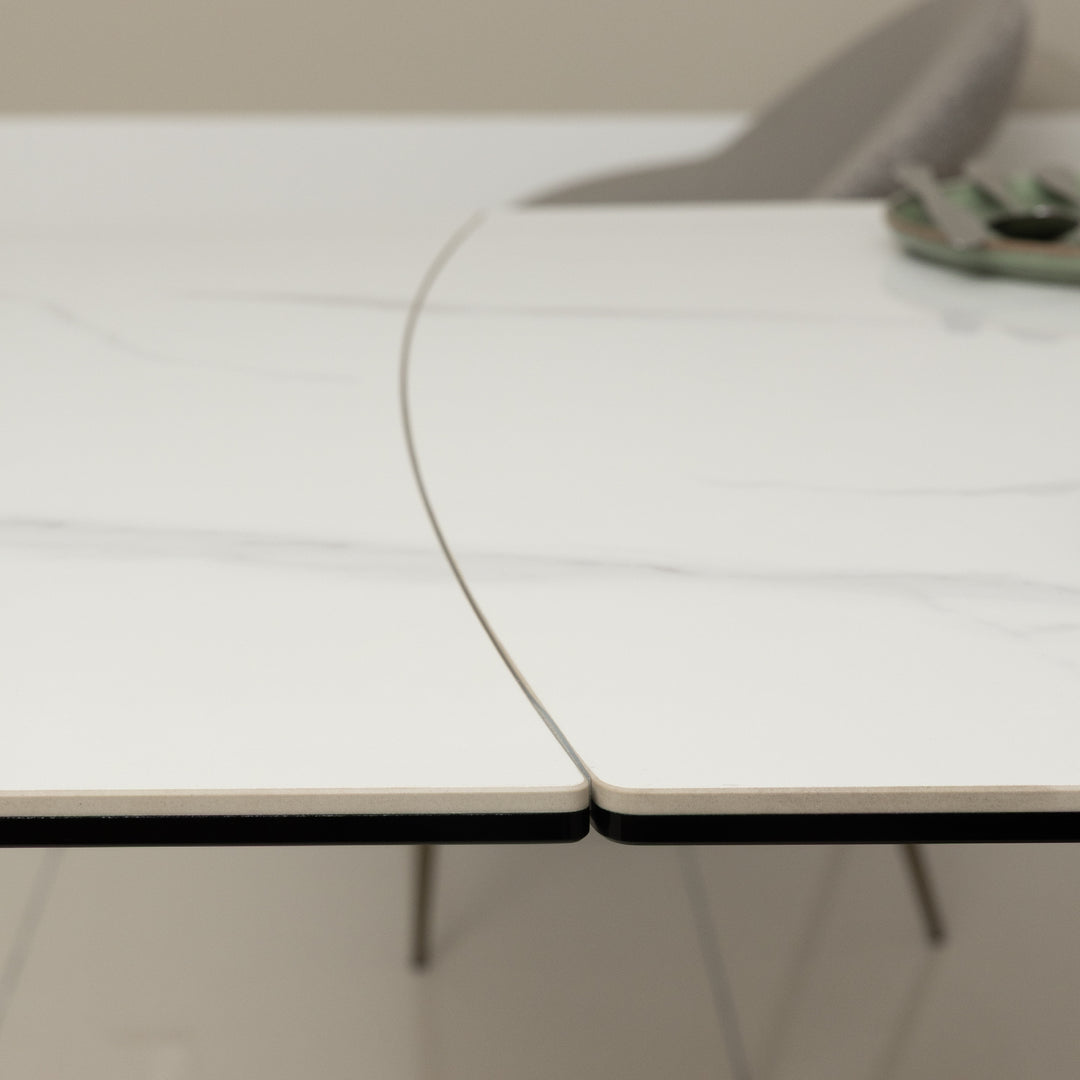 SNOW Mountain Extendable Ceramic Dining Table