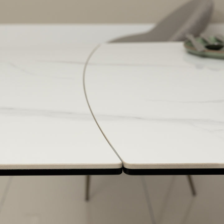 SNOW Mountain Extendable Ceramic Dining Table