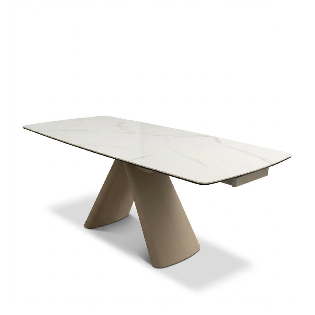 SNOW Mountain Extendable Ceramic Dining Table