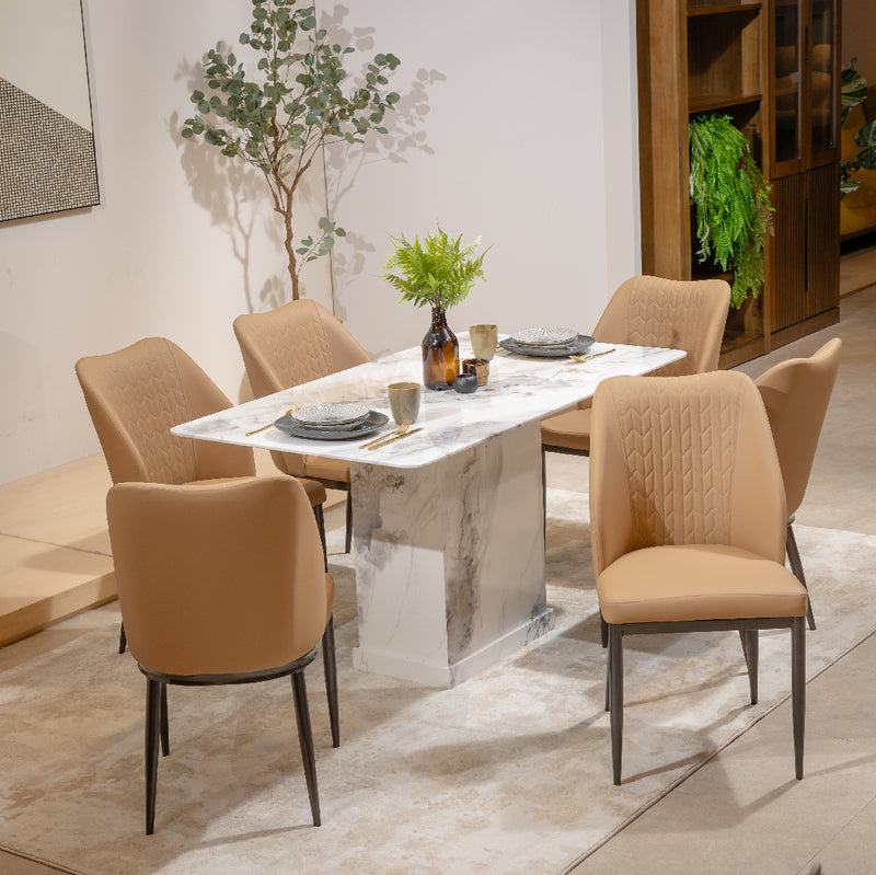 TBILISIN Marble Dining Set