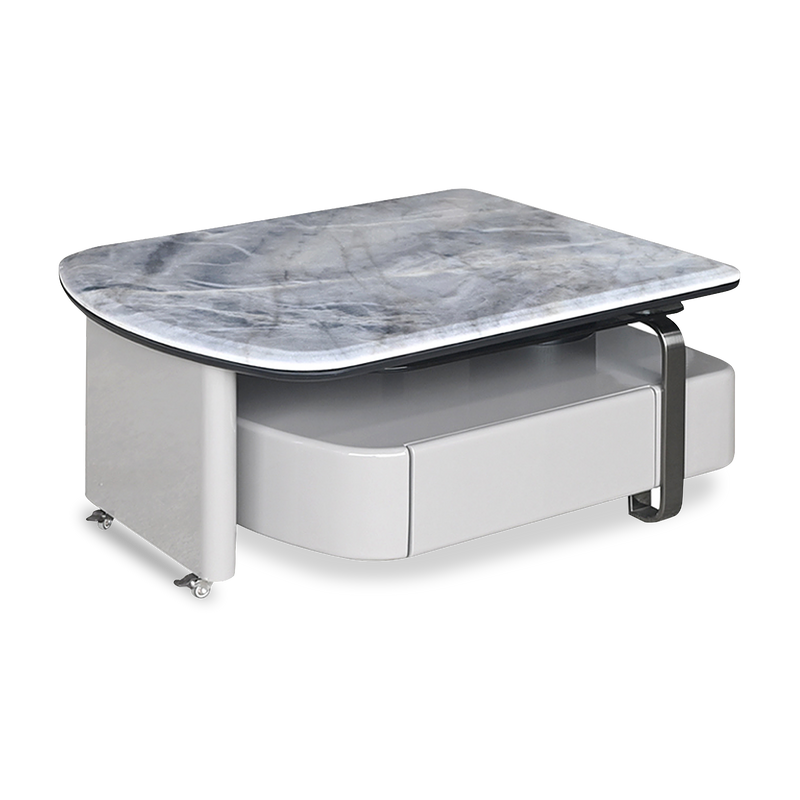 TERZA Crystal Marble Coffee Table Set