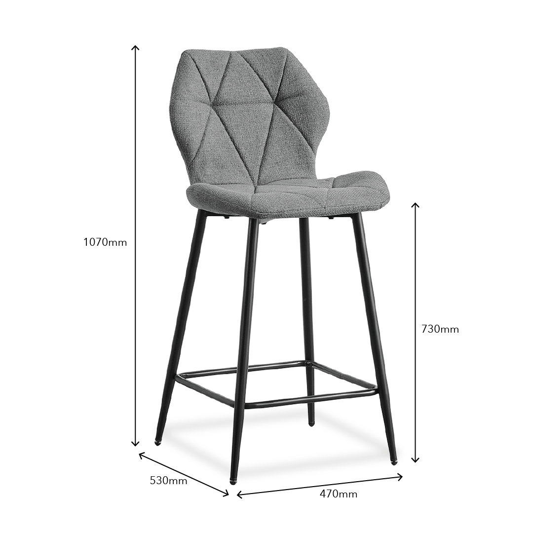 THEIA Bar Chair Grey