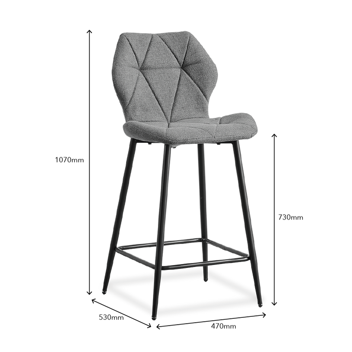 THEIA Bar Chair Grey