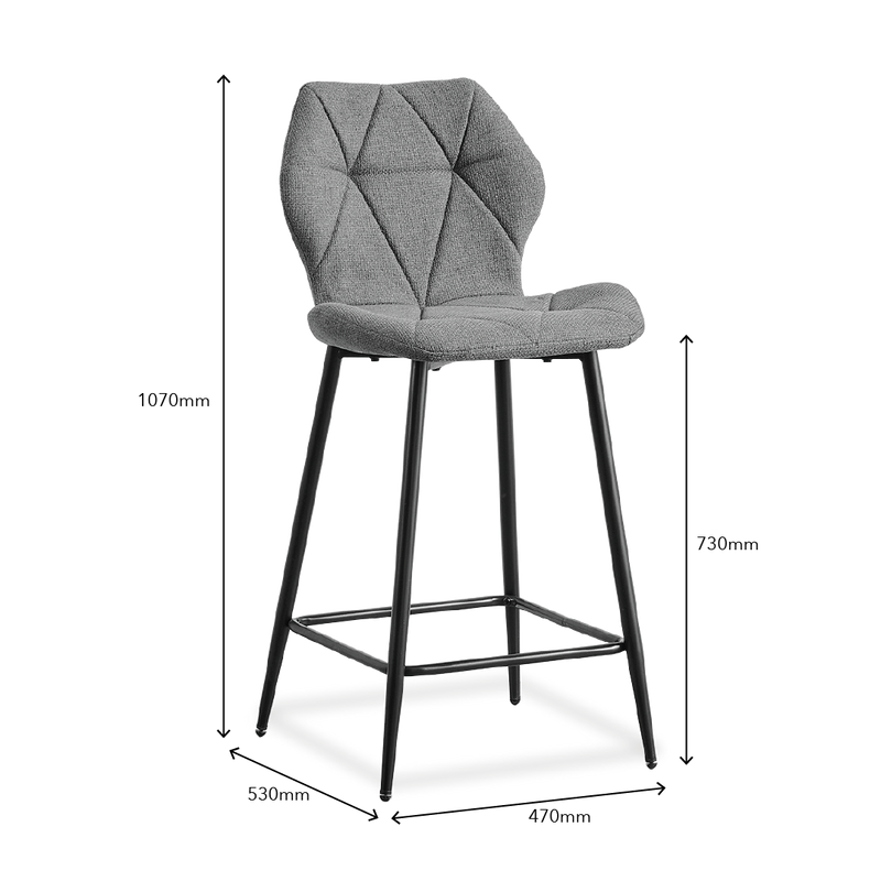 THEIA Bar Chair Grey