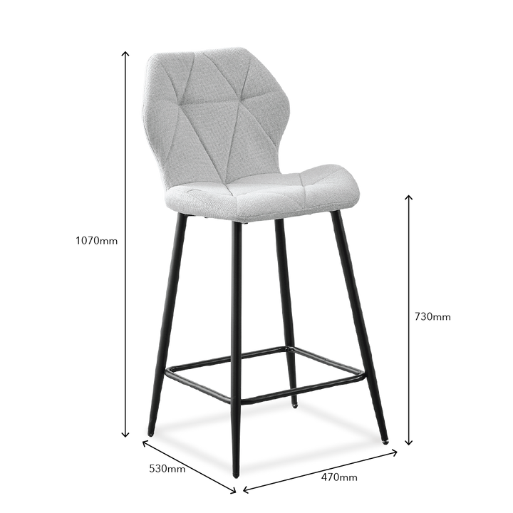 THEIA Bar Chair Light Grey