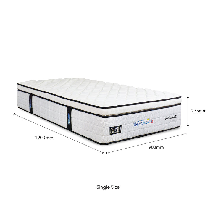 THERAPEDIC Portland II Bed Set Mattress