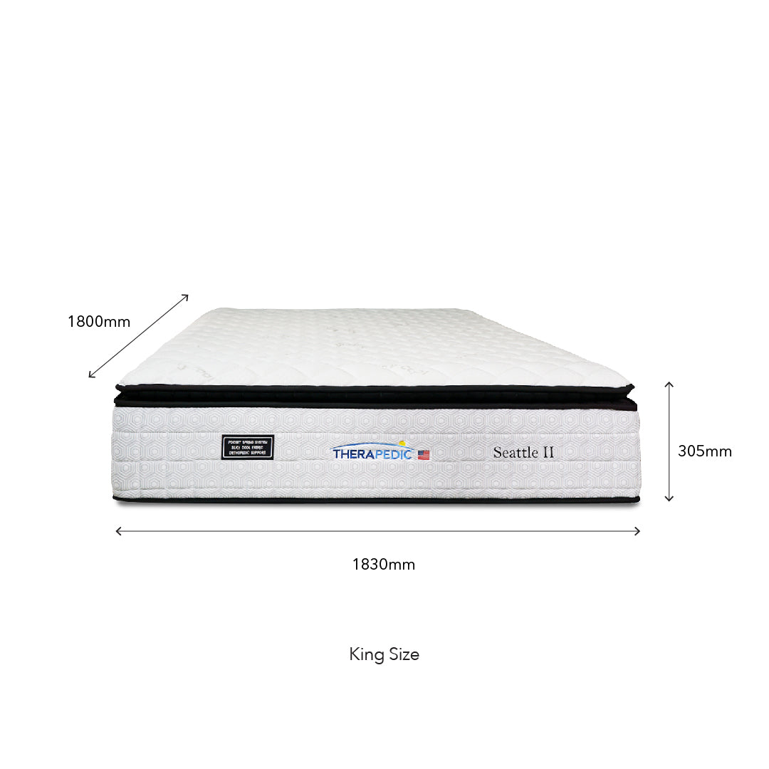 THERAPEDIC Seattle II Bed Set Mattress