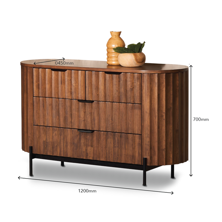 TROPICAL Series Dressing Table with Mirror