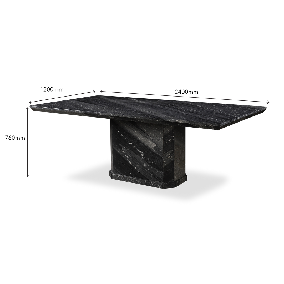 MONGOL Natural Marble Dining Table