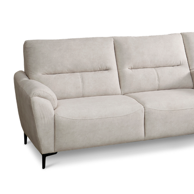 TORVI 3 Seater L-Shape Fabric Sofa