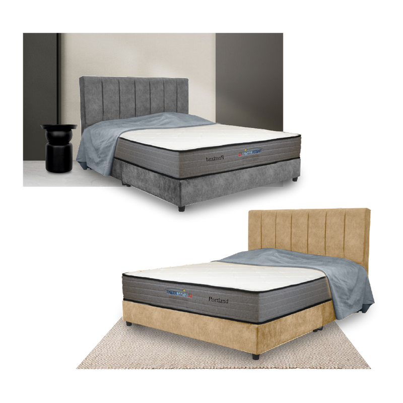 THERAPEDIC Portland Queen Bed Set