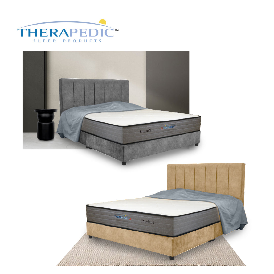 THERAPEDIC Portland Queen Bed Set