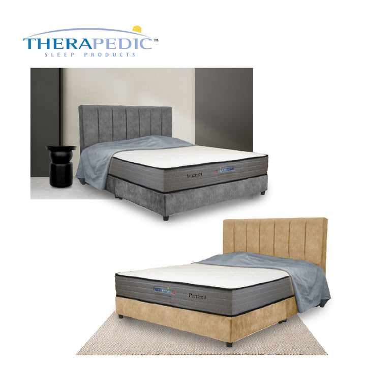 THERAPEDIC Portland Queen Bed Set