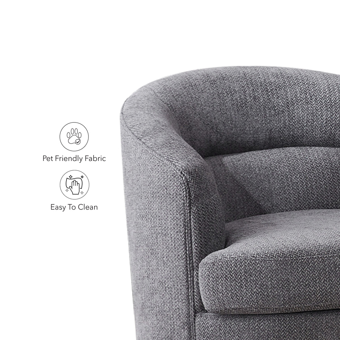 TILLA Lounge Chair Dark Grey