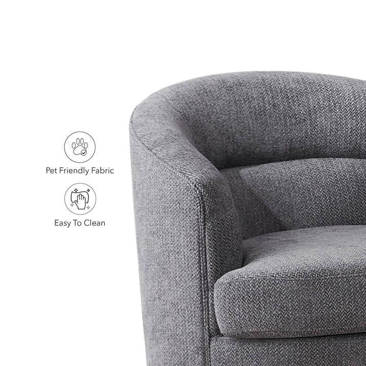 TILLA Lounge Chair Dark Grey