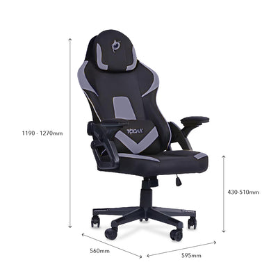 TODAK Bangsawan Gaming Chair Grey