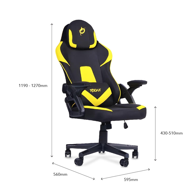 TODAK Bangsawan Gaming Chair Yellow