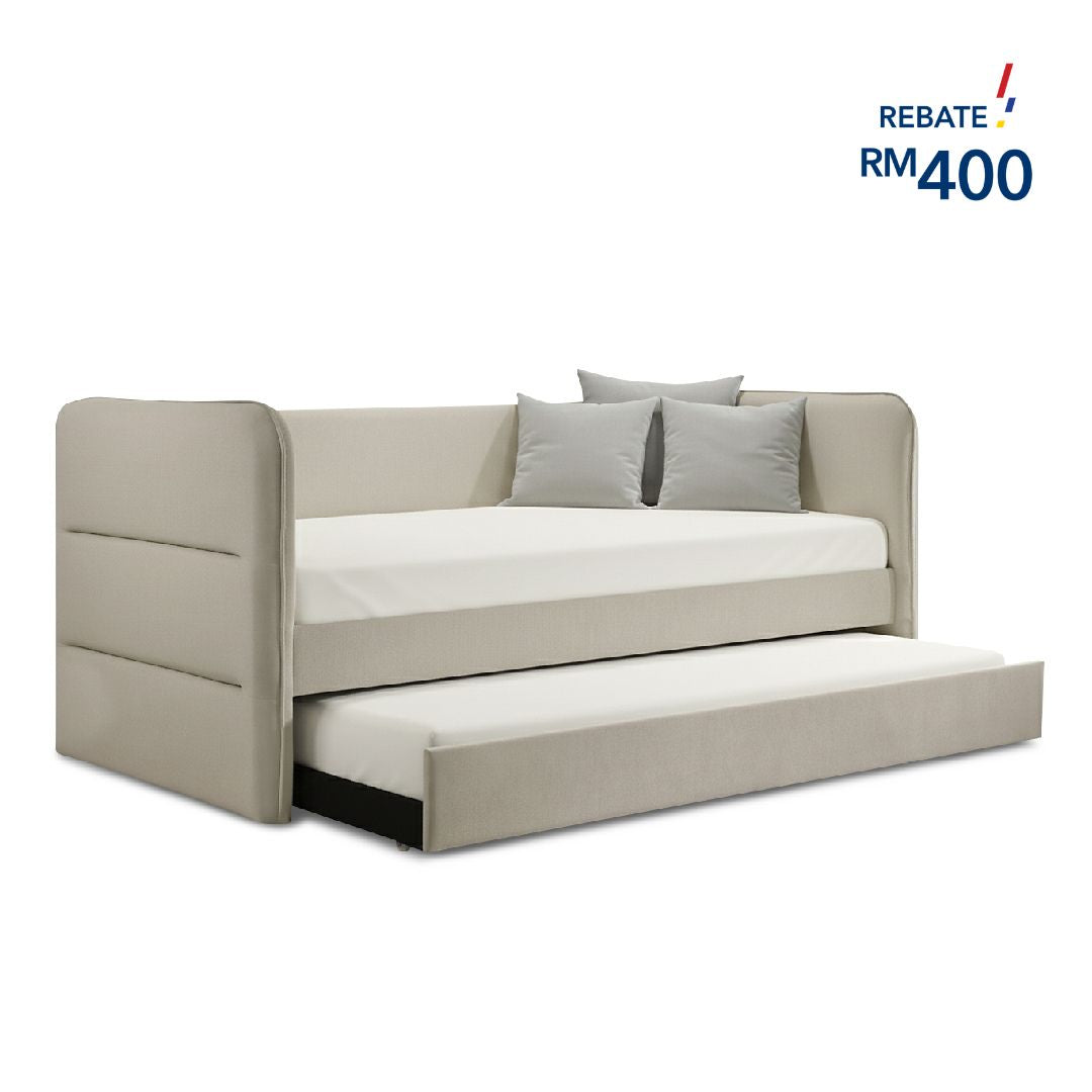 TROMS Single Pull Out Daybed Cream
