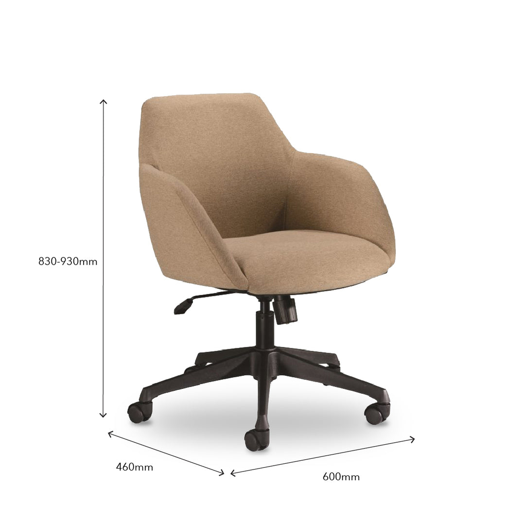 TUCANA Executive Low Back Chair Beige