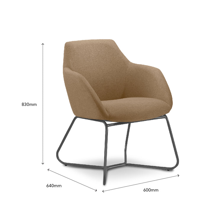 TUCANA Phantom Visitor Chair Beige