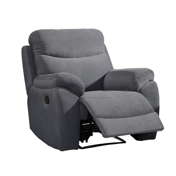 UME Recliner 1 Seater Sofa (Dark Grey)