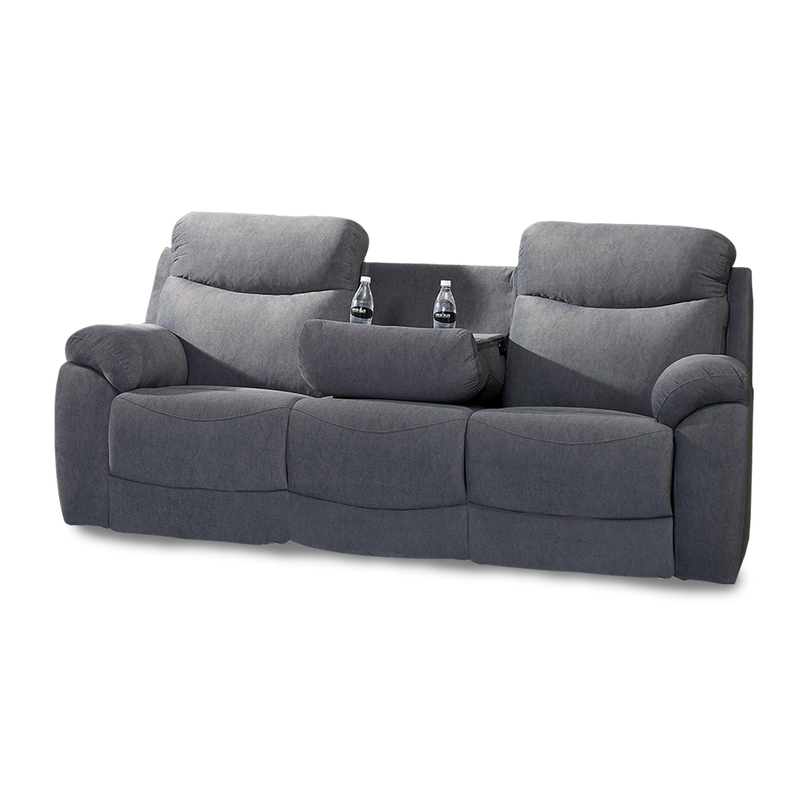 UME Recliner 2 Seater Sofa (Dark Grey)