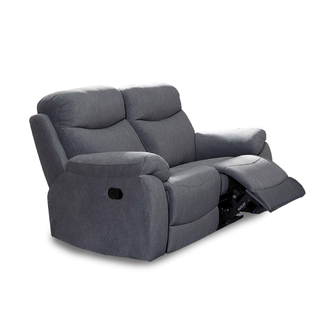 UME Recliner 2 Seater Sofa (Dark Grey)