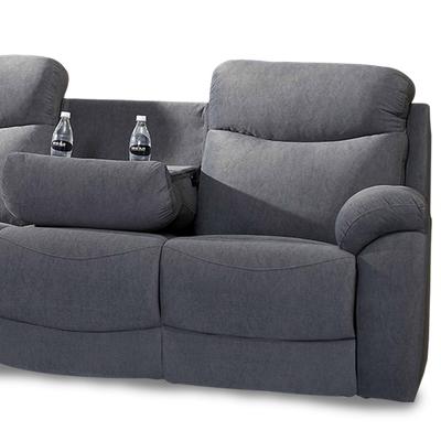 UME Recliner 1 Seater Sofa (Dark Grey)