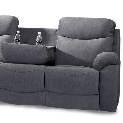 UME Recliner 3 Seater Sofa (Dark Grey)