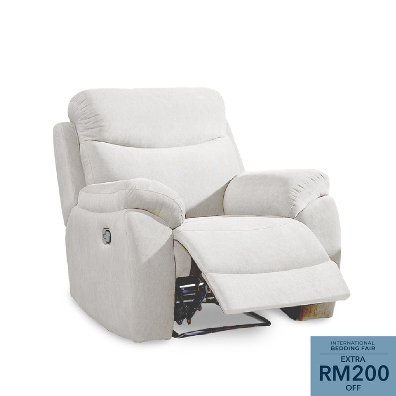 UME Recliner 1 Seater Sofa (Beige)