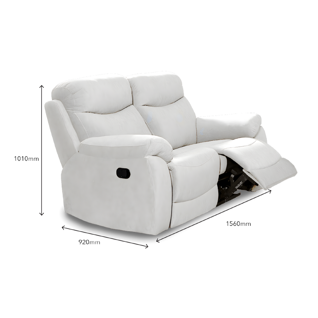 UME Recliner 2 Seater Sofa (Beige)