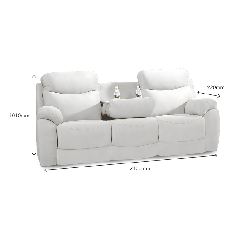 UME Recliner 1 Seater Sofa (Beige)